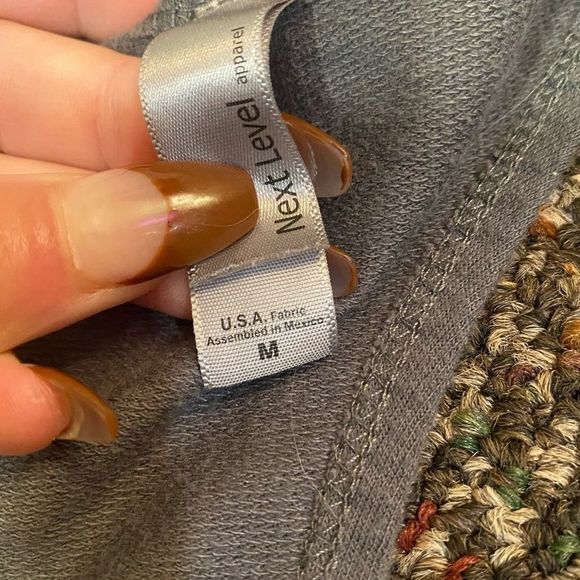 Alpha Sigma Alpha glitter letters grey tank top ASA shirt - Picture 4 of 5